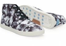 Toms Black Grey Satin Cloudscape Women's Paseo High - Clothing, Shoes & Accessories