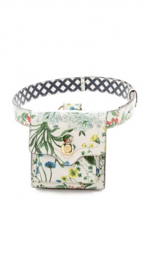 Tory Burch Printed Leather Belt Bag  - Accessories