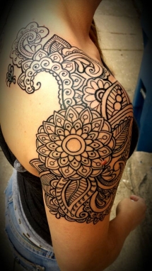 Tribal shoulder tattoo - Unassigned