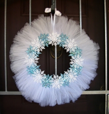 Tulle Christmas Wreath - Christmas