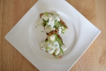 Tzatziki Salad Pita Bites - Cooking