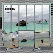 Vacation scrapbook pages - Scrapbooking