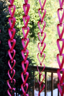 Valentine's Day Paper Heart Chain - Valentines Day