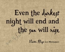 Victor Hugo Les Miserables Quote - Quotes & other things