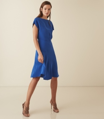 Victoria Capped Sleeve Midi Dress - Winter Wardrobe