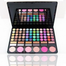 Wales 78 Colors Eye Shadow Lip Gloss Blusher Combine Palette #2 - Makeup Sets