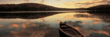 Water and Boat, Maine, New Hampshire Border, USA - Art for home and cottage