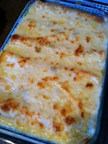 White Chicken Enchiladas - What's for dinner?