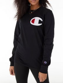Women's Champion Heritage Long-Sleeve T-Shirt - Fave Clothing, Shoes & Accessories