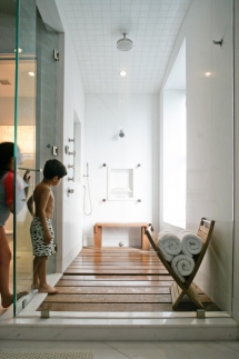 Wood shower floor - New Bathroom?
