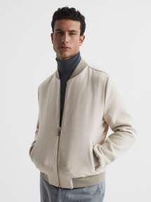 Wool Bomber Jacket - Man Style