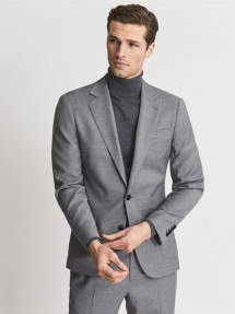 Wool Single Breasted Blazer - Man Style