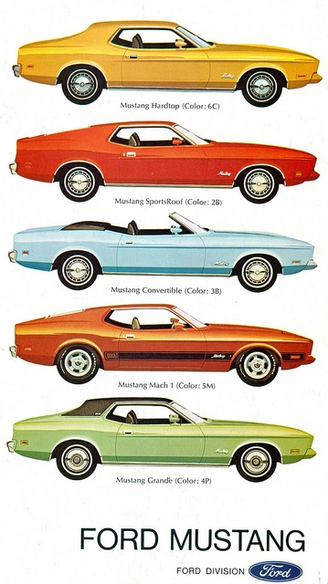 1973 Ford Mustang Range