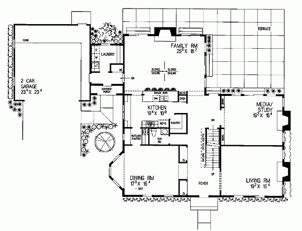3 Story Colonial House Plan - Image 2