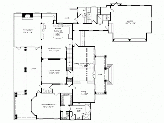 4 bedroom country house plan - Image 2
