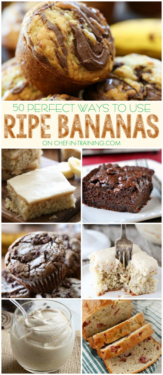 50 Perfect Ways to Use Ripe Bananas