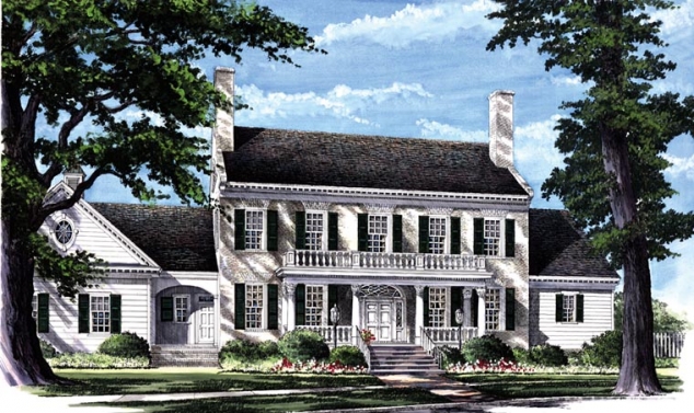 5 Bedroom Colonial House Plan