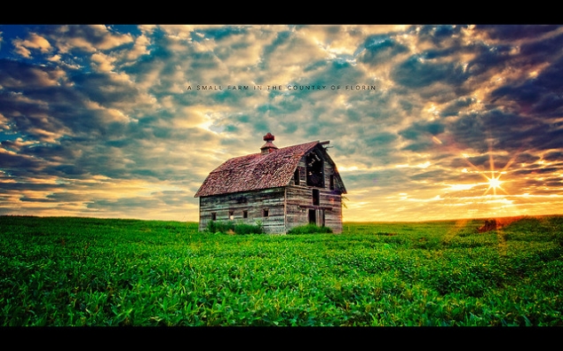 A Small Farm In The Country Of Florin