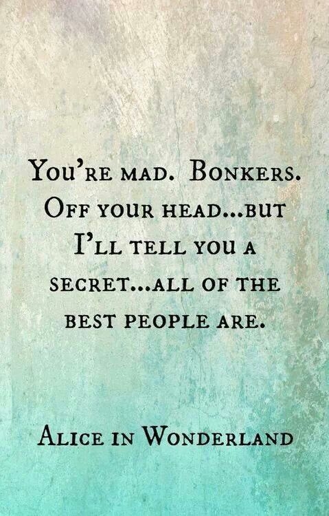 Alice in Wonderland quote