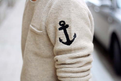 Anchor sweater