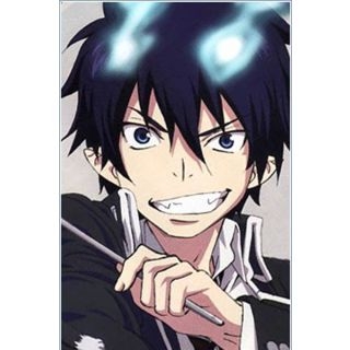 Ao no Exorcist Okumura Rin Short Cosplay Wig