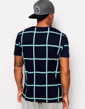 ASOS T-Shirt With All Over Check Print - FaveThing.com