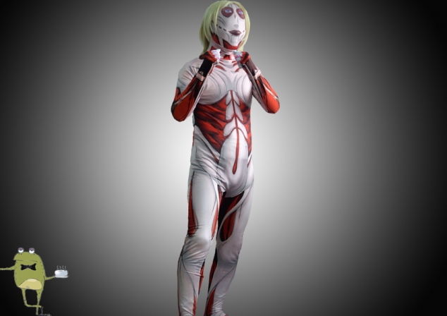 Attack on Titan Annie Female Titan Cosplay Costume