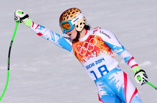 Austria's Anna Fenninger wins Gold in super-G