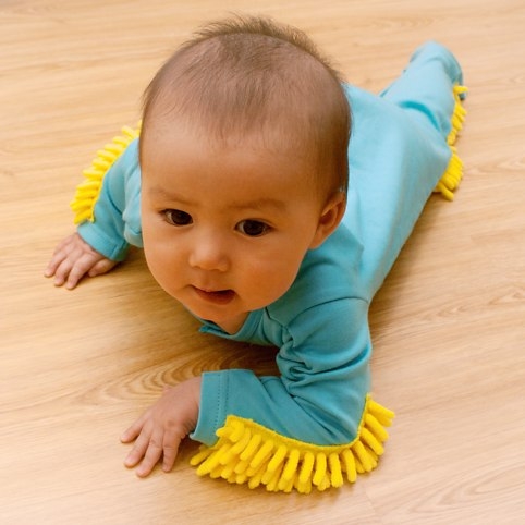 Baby Mop -  Transform your aimless crawling baby into a cleaning machine