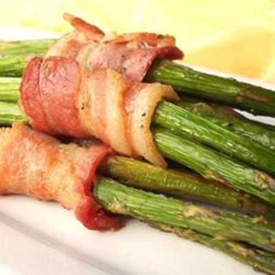 Bacon wrapped asparagus