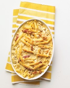 Baked Penne with Chicken & Sun Dried Tomatoes 