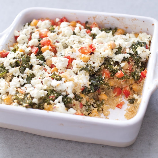 Baked Quinoa With Roasted Kale & Chickpeas