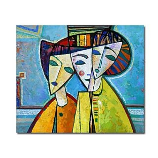 Beautiful Lady Oil Painting Free Shipping