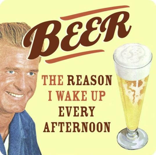 Beer. The reason...