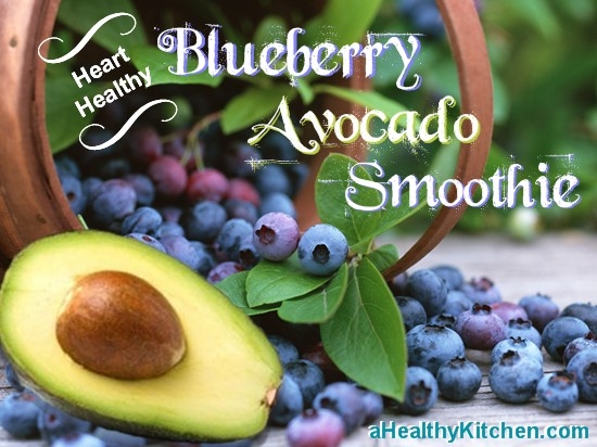 Blueberry Avocado Smoothie