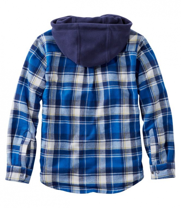Boys' FleeceLined Flannel Shirt