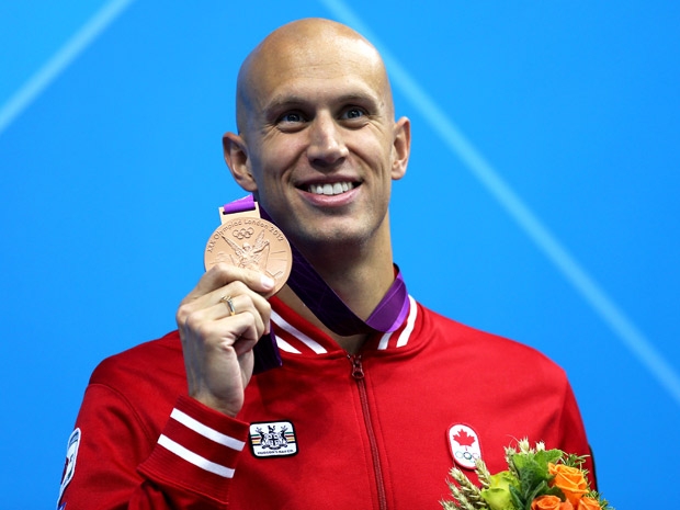 Canadian swimmer Brent Hayden captures bronze in 100-metre freestyle