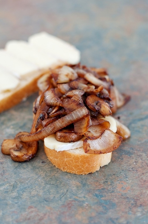  Caramelized Onion & Mushroom Brie Grilled Cheese Recipe