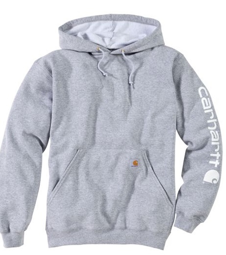 Carhartt Midweight Hooded Logo Sweatshirt - FaveThing.com