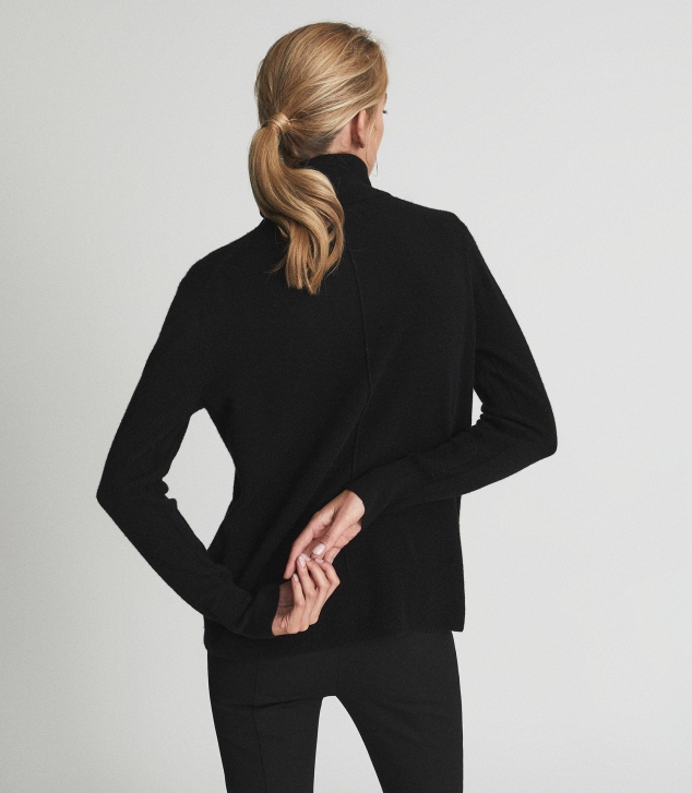 Cashmere Roll Neck Jumper - Image 3