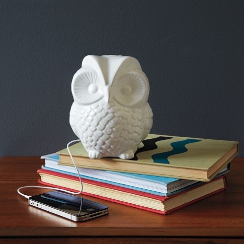 Ceramic Owl Speaker