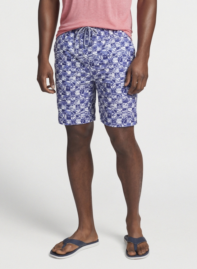 Check Bait Swim Trunks