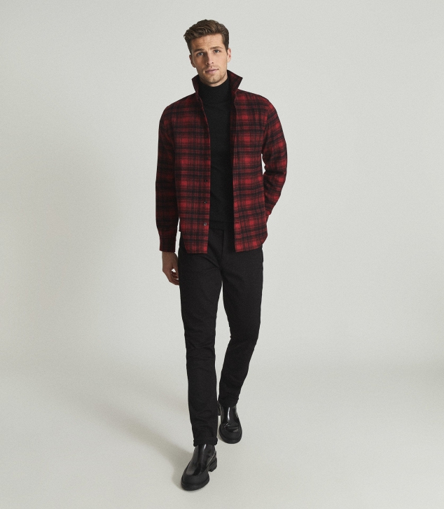 Checked Brushed Flannel Shirt