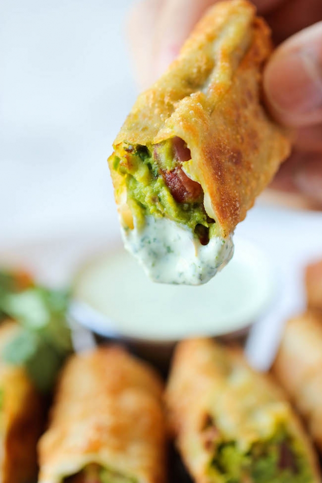 Cheesecake Factory styled Avocado Egg Rolls