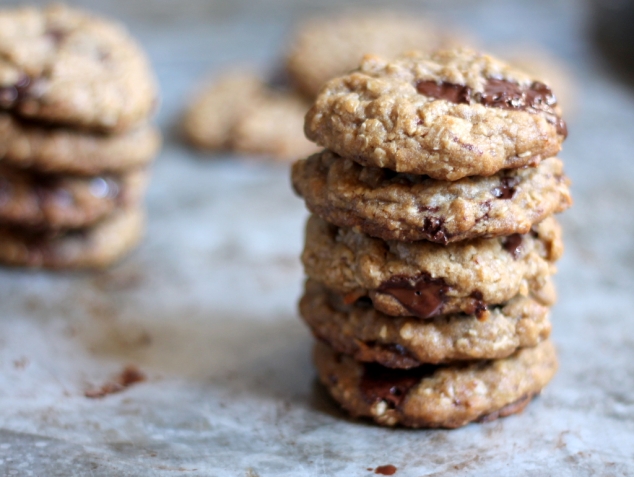 Chewy Chocolate Chunk Coconut Oatmeal Cookies {made with coconut oil} - Image 2