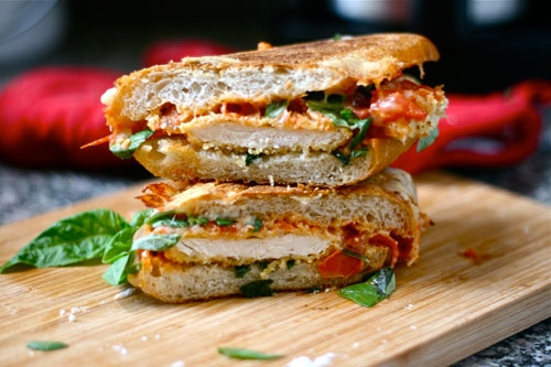 Chicken Parmesan Grilled Cheese 