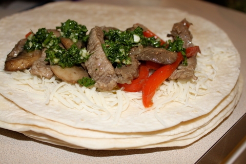 Chimichurri Steak & Vegetable Quesadillas - Image 2