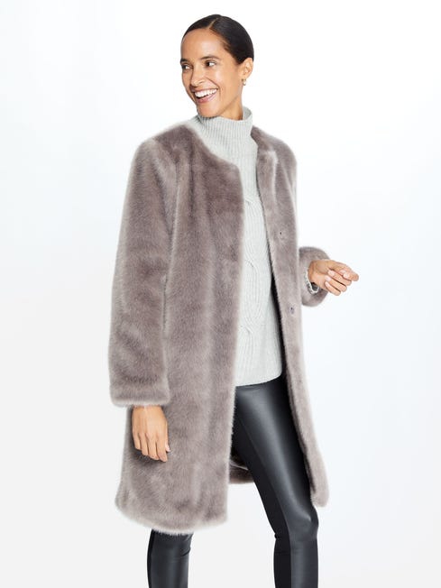 Christel Faux Fur Coat