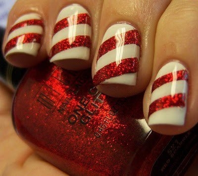 Christmas nail art