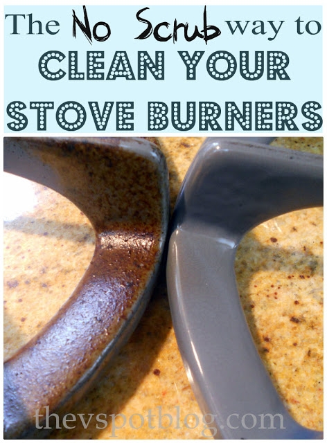 Cleaning stove burners